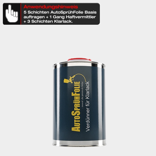 AutoSprühFolie VERDÜNNER für Klarlack, 1 Kg (€14,88/kg)